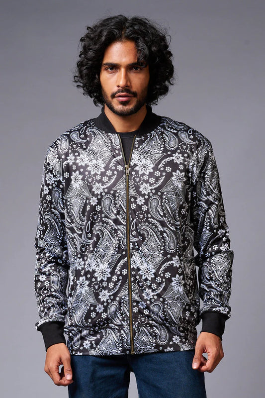 varsity bomber jacket