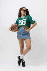 Go Devil Varsity Crop Jersey - Green 66
