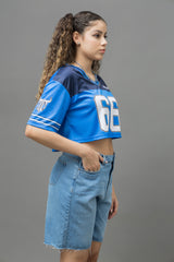 Go Devil 66 Printed Varsity Crop Jersey For Women
