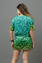 Go Devil ANGEL 33 Women's Cotton Multicolor Oversized Jersey Tee