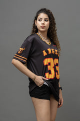 Go Devil ANGEL 33 Women's Varsity Jersey Tee