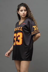 Go Devil ANGEL 33 Women's Varsity Jersey Tee