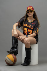 Go Devil ANGEL 33 Women's Varsity Jersey Tee