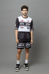 Devil Sport Printed Oversized Co-Ord Set For Men
