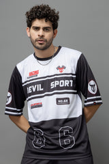 Devil Sport Printed Oversized Co-Ord Set For Men