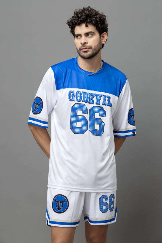 Go Devil 66 Printed Oversized Co-Ord Set For Men