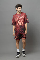 Go Devil 66 Printed Oversized Co-Ord Set For Men