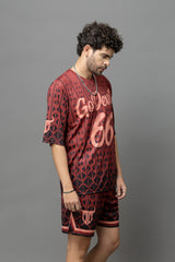 Go Devil 66 Printed Oversized Co-Ord Set For Men