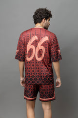 Go Devil 66 Printed Oversized Co-Ord Set For Men