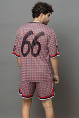 Go Devil 66 Printed Graphic Oversized Co-Ord Set For Men