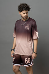Go Devil Club Printed Oversized Co-Ord Set For Men