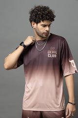 Go Devil Club Printed Oversized Co-Ord Set For Men