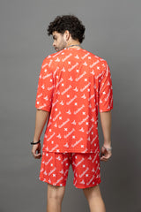 Go Devil Printed Oversized Co-Ord Set For Men