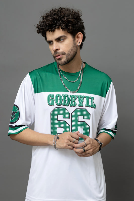 Go Devil 66 Printed Oversized Co-Ord Set For Men