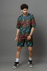 Go Devil Printed Multicolor Co-Ord Set For Men