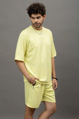 Go Devil Yellow Co-Ord Set For Men