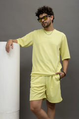 Go Devil Yellow Co-Ord Set For Men