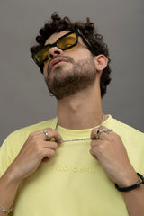 Go Devil Yellow Co-Ord Set For Men