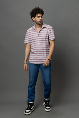 Go Devil Striped Shirt for Men