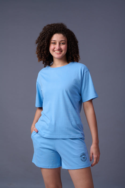 Sky Blue Co-ord Set for Women