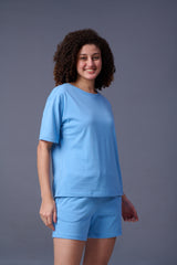 Sky Blue Co-ord Set for Women