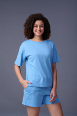 Sky Blue Co-ord Set for Women