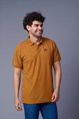 GD Logo Mustured Polo T-Shirt for Men