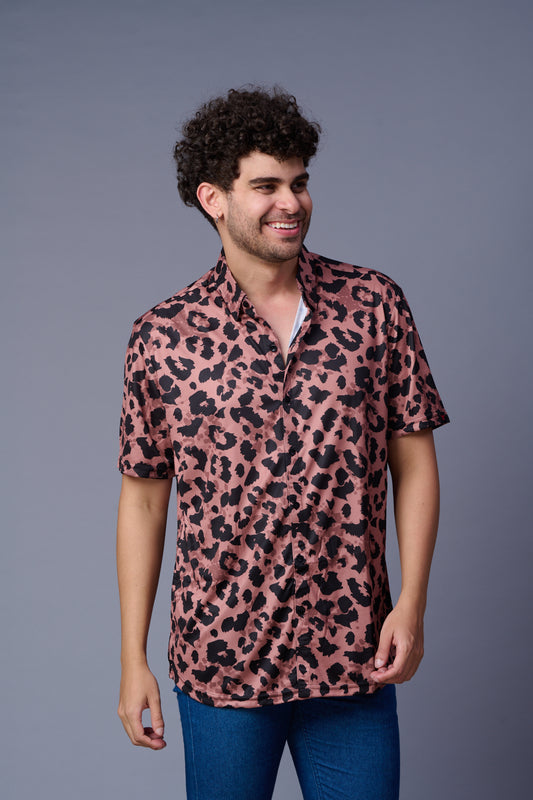 Leopard Printed  Shirt for Men