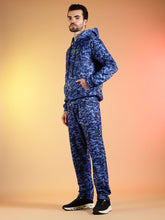 Go Devil Men’s Blue Camouflage Hooded Co-Ord Set