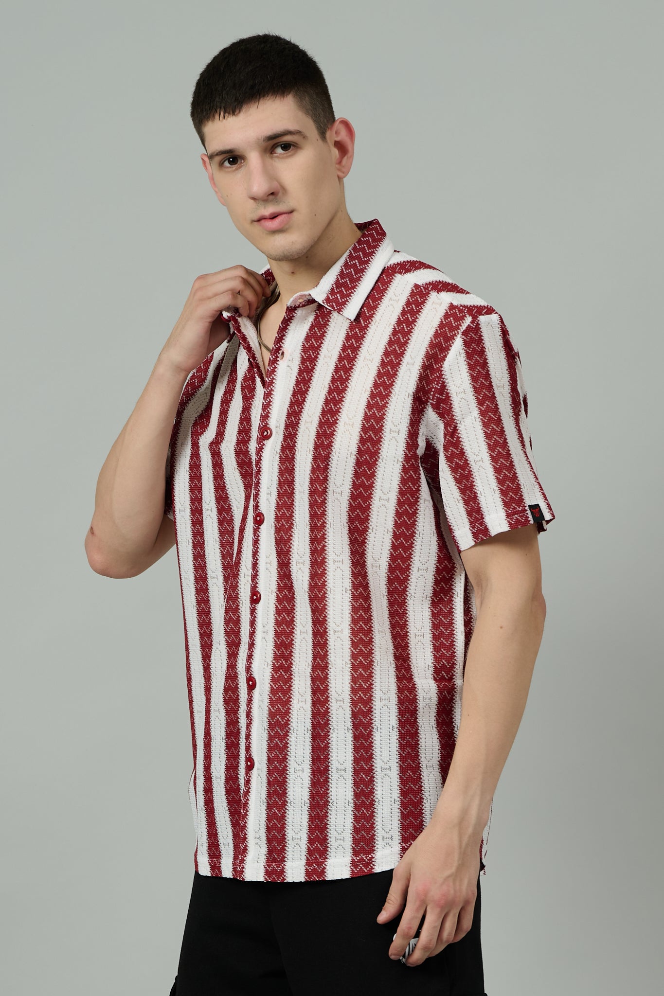 Casual Shirt Red And White Striped Ralph Lauren Shirt Casual Shirt