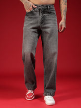 Go Devil Mens Baggy Fit Premium Washed Black Jeans