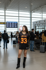 Go Devil ANGEL 33 Women's Varsity Jersey Tee