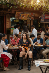 Go Devil ANGEL 33 Women's Varsity Jersey Tee