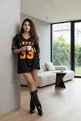 Go Devil ANGEL 33 Women's Varsity Jersey Tee