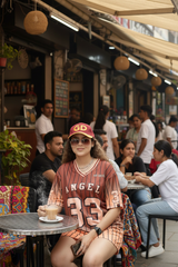 Go Devil ANGEL 33 Ombre Jersey Tee – Burnt Orange Sunset Edition