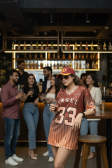Go Devil ANGEL 33 Ombre Jersey Tee – Burnt Orange Sunset Edition