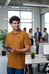 GD Logo Mustured Polo T-Shirt for Men