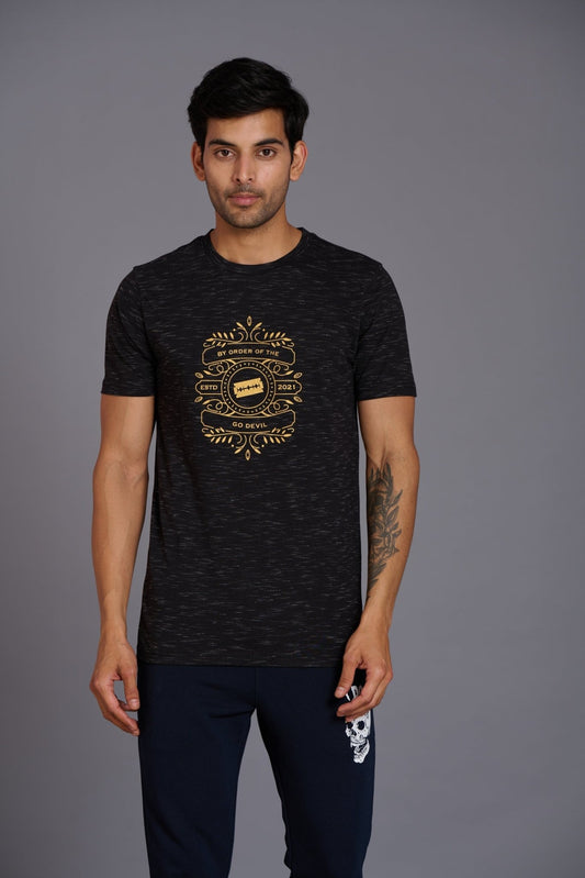 By Order Of The ESTD 2021 Black T-Shirt for Men - Go Devil