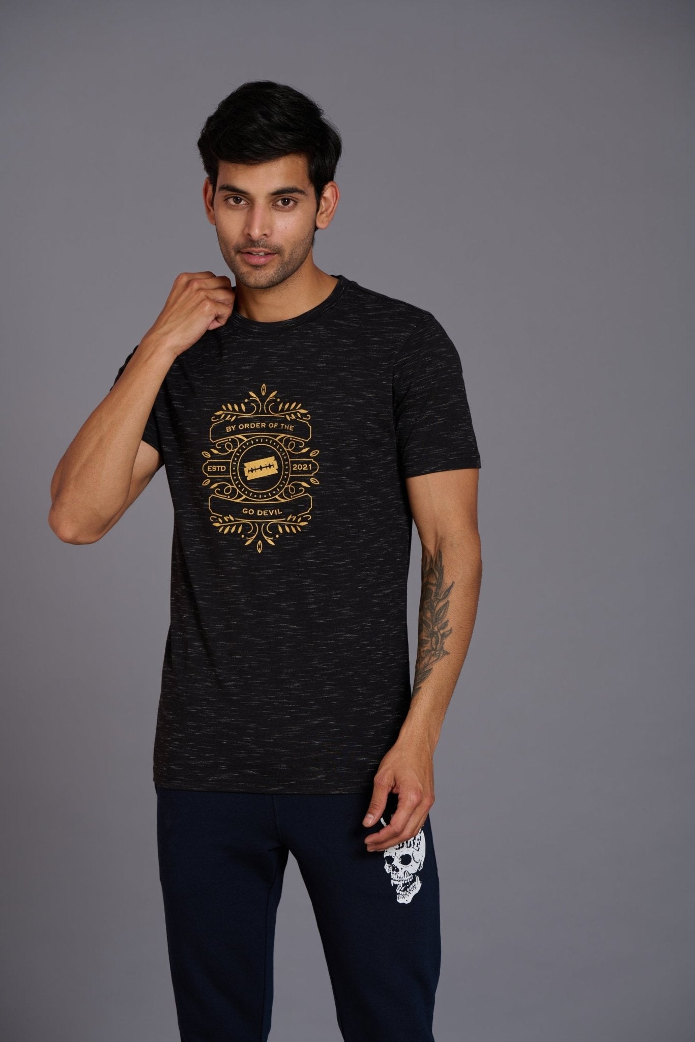 By Order Of The ESTD 2021 Black T-Shirt for Men - Go Devil