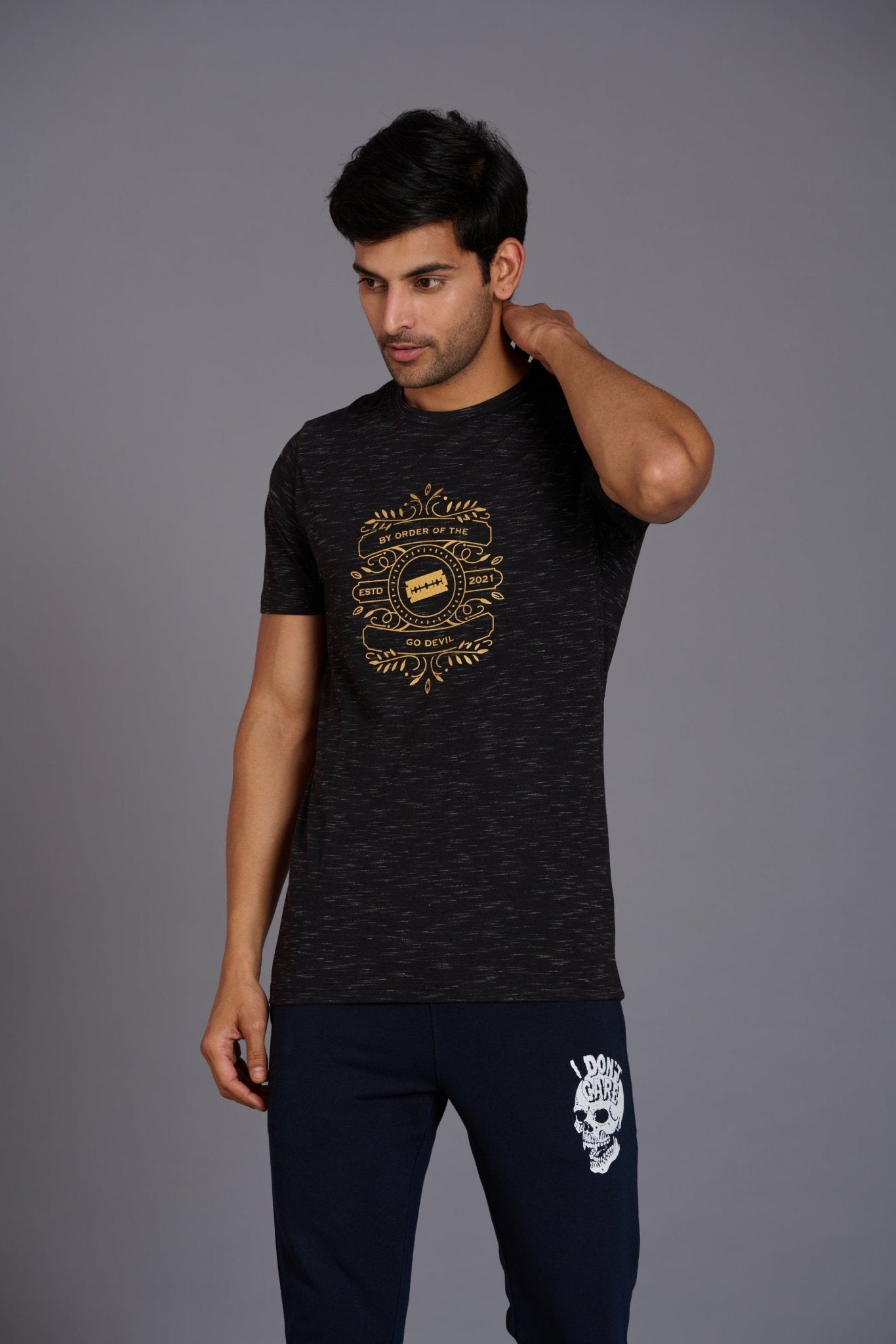 By Order Of The ESTD 2021 Black T-Shirt for Men - Go Devil