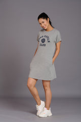 Devil Club Grey summer Dress for Women - Go Devil