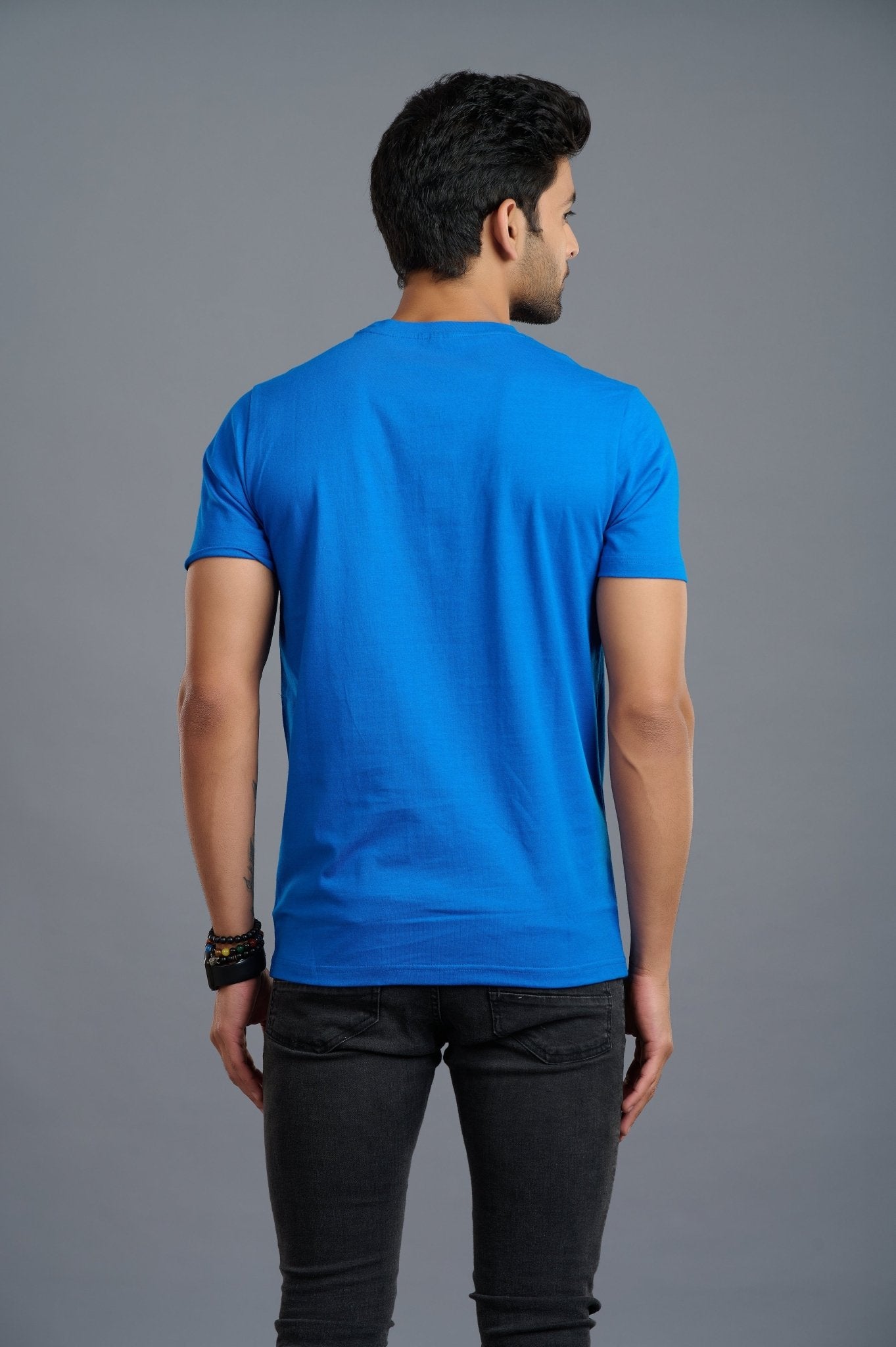 Devil Doc Printed Royal Blue T-Shirt for Men - Go Devil