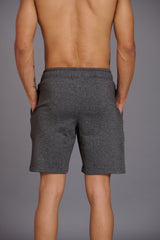 Devil Printed Grey Shorts for Men - Go Devil