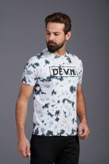 Devil Printed T-Shirt for Men - Go Devil