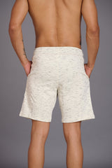 Devil Printed White Shorts for Men - Go Devil