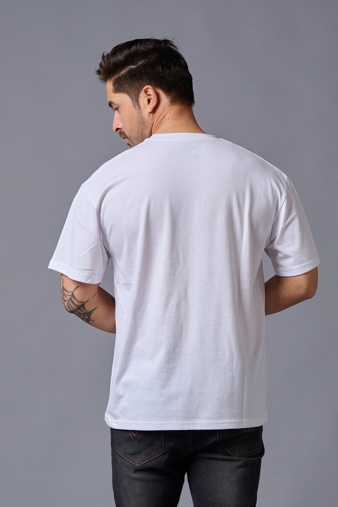 Devil Since 2020 (in Black) Printed White Oversized T-Shirt for Men - Go Devil