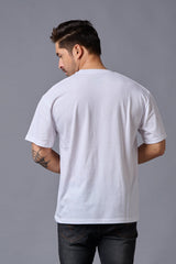 Devil Since 2020 (in Black) Printed White Oversized T-Shirt for Men - Go Devil