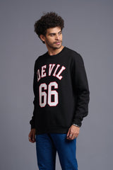 Devil66 Black Sweatshirt for Men - Go Devil