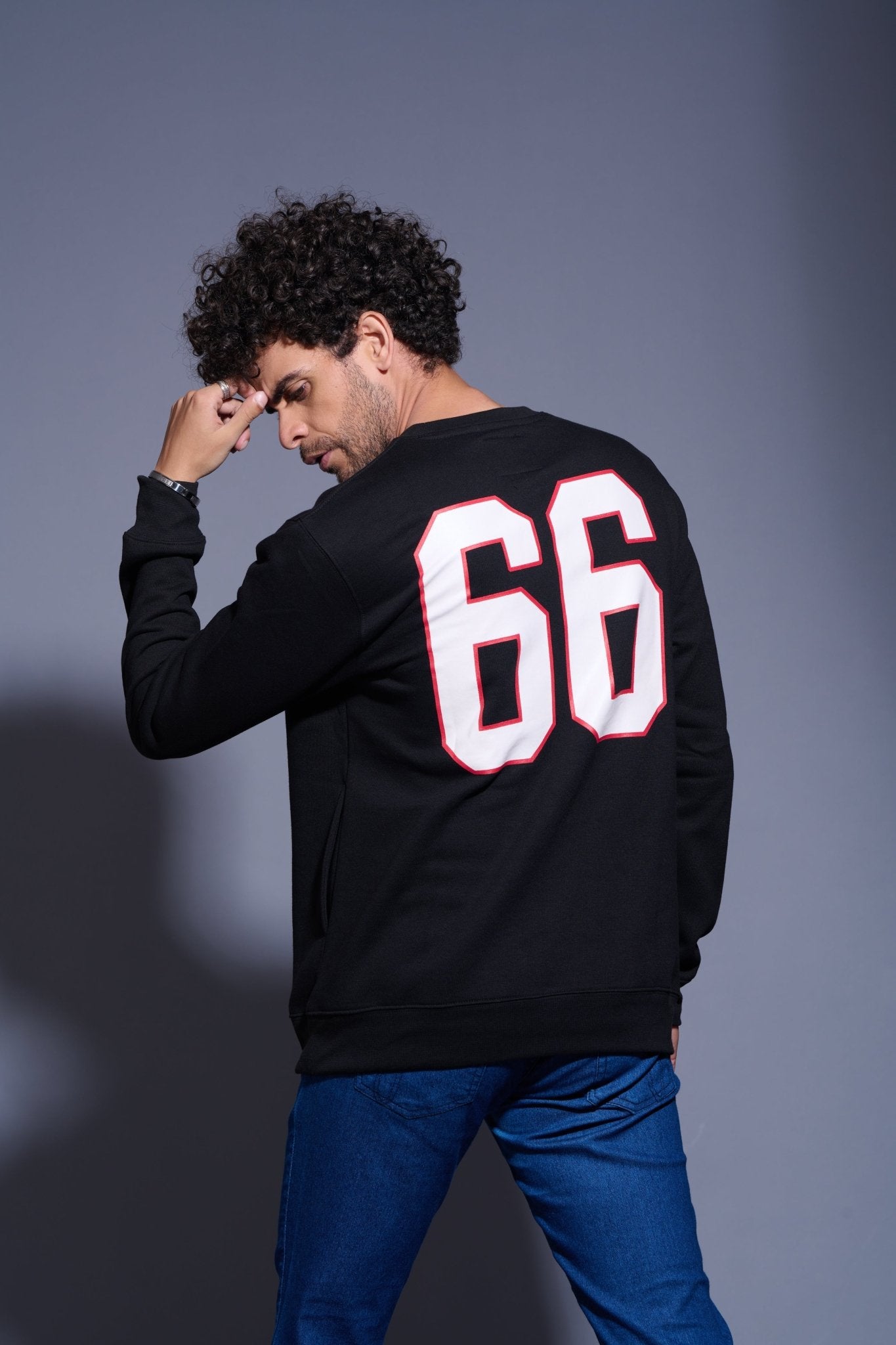 Devil66 Black Sweatshirt for Men - Go Devil