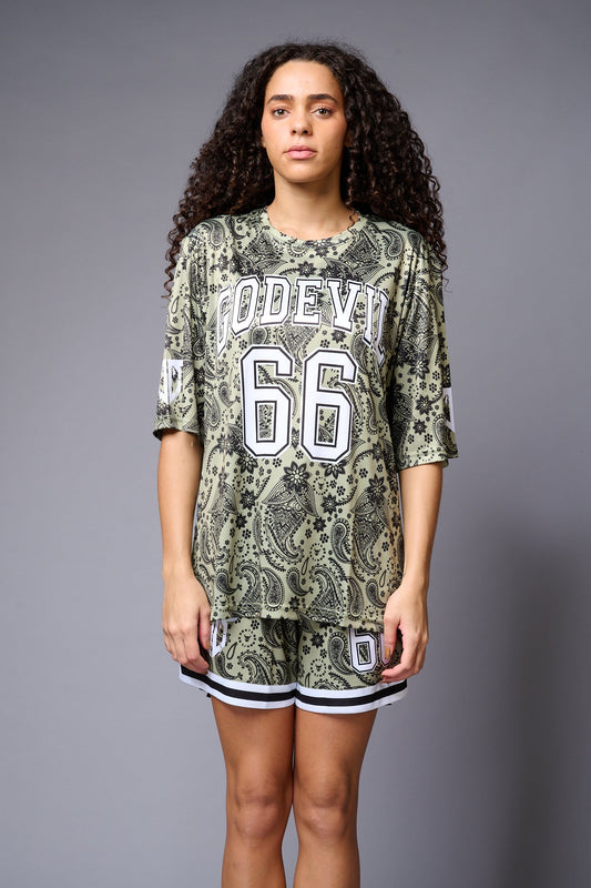 Go Devil 66 Printed Paisely Co-ord Set for Women - Go Devil